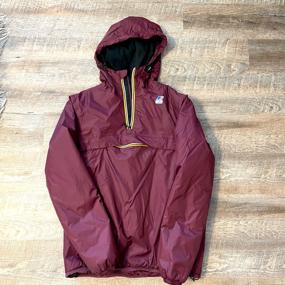 K-Way Anorak Pullover Tri-Zip Men’s Small/38